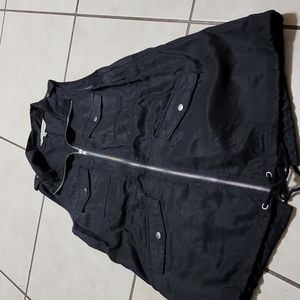 Cupcakes and Cashmere Long Zip Up vest - Small